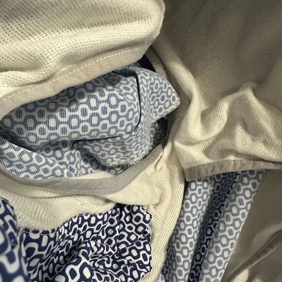 Frescobol Carioca swim Shorts in Blue and white Print - Size 30 - Picture 5 of 6